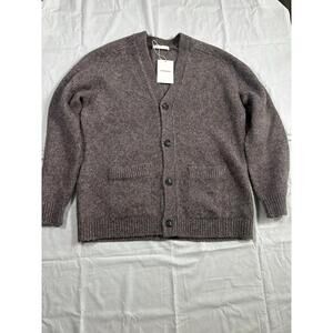 NWT Men’s L Everlane Cloud Relaxed Cardigan Wool/cotton grandpacore